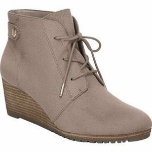 Dr. Scholl’s Conquer Taupe Grey Ankle Booties SZ 8